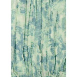 Whistles Green Dashed Brush Marks Midi Dress